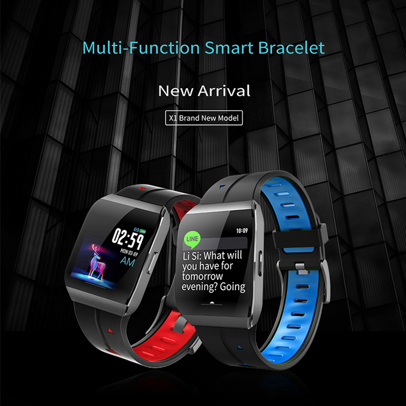 Έξυπνο ρολόι Multi-fuction smart Bracelet X1 ((JYDA127) Έξυπνο αθλητικό ρολόι Ανίχνευση επιπέδου IP68 αδιάβροχο